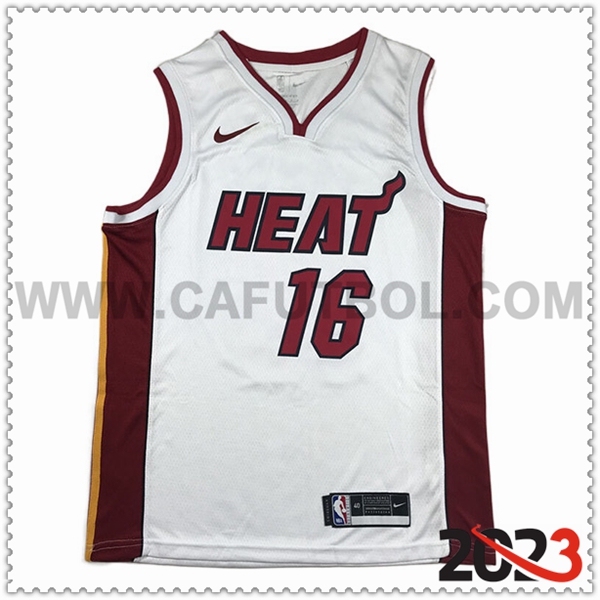 Camisetas Miami Heat (MARTIN #16) 2023/24 Blanco