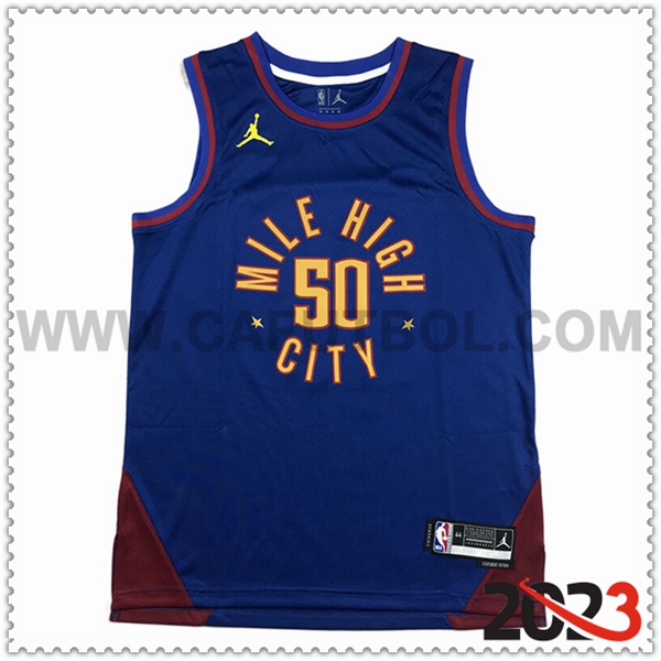 Camisetas Denver Nuggets (GOROON #50) 2023/24 Azul -02