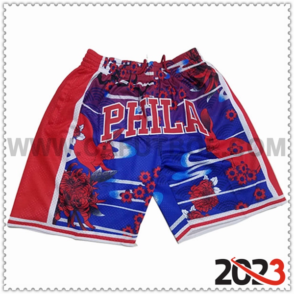 Cortos NBA Philadelphia 76ers 2023/24 Rojo/Azul