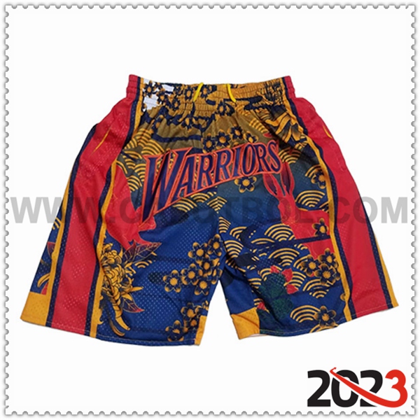 Cortos NBA Golden State Warriors 2023/24 Rojo/Amarillo/Azul