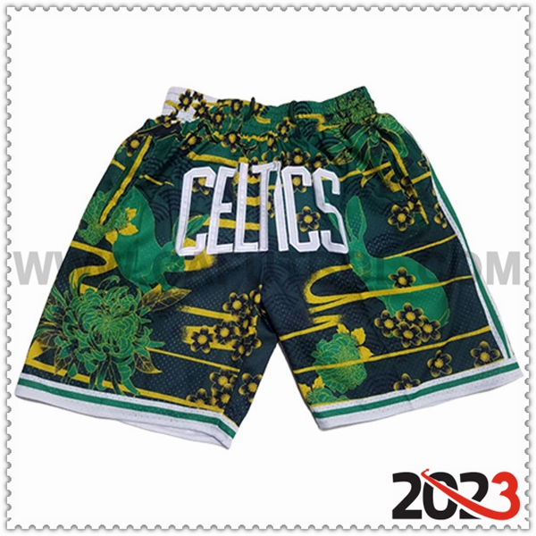 Cortos NBA Boston Celtics 2023/24 Verde