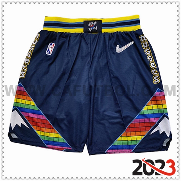 Cortos NBA Denver Nuggets 2023/24 Azul marino