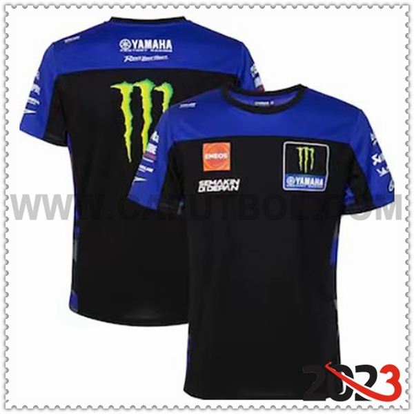 Camiseta de manga corta F1 Moza Team Negro/Azul 2023