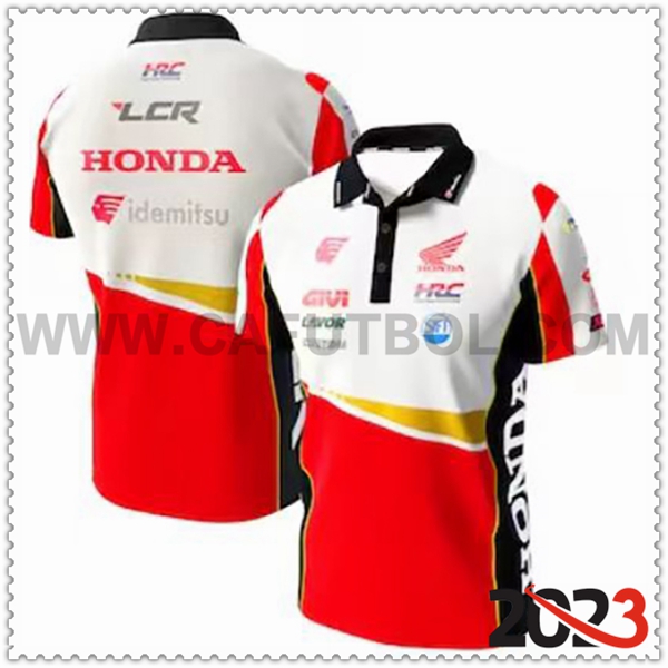 Polo F1 Honda Team Blanco/Rojo 2023