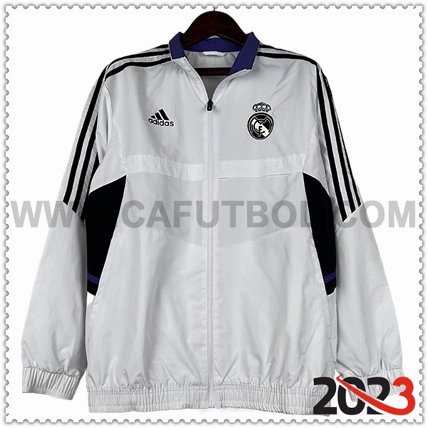 Rompevientos Real Madrid Blanco 2023 2024 -05