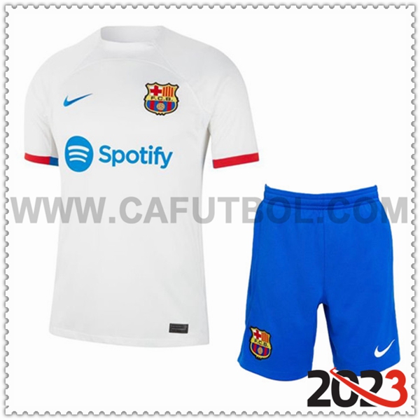 Segunda Equipacion del FC Barcelona + Pantalones Cortos 2023 2024