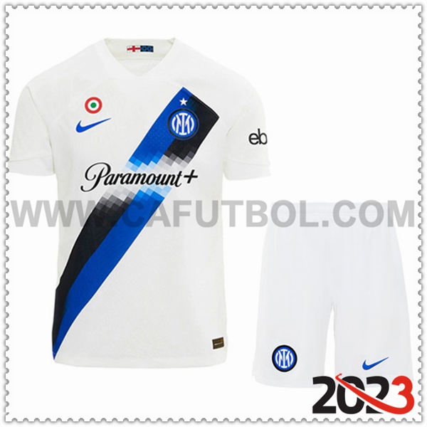 Segunda Equipacion del Inter Milan + Pantalones Cortos 2023 2024