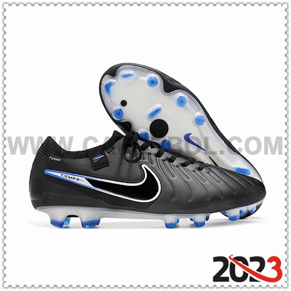 Nike Zapatos de Futbol Tiempo Legend X Elite FG Negro