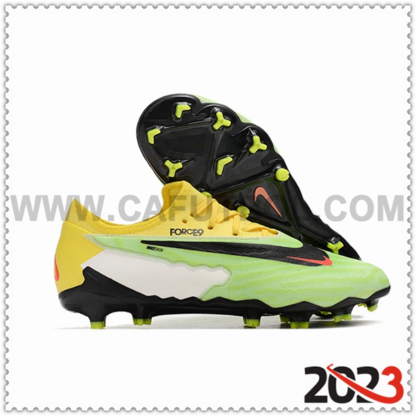 Nike Zapatos de Futbol Phantom GX Academy FG Verde/Amarillo -02