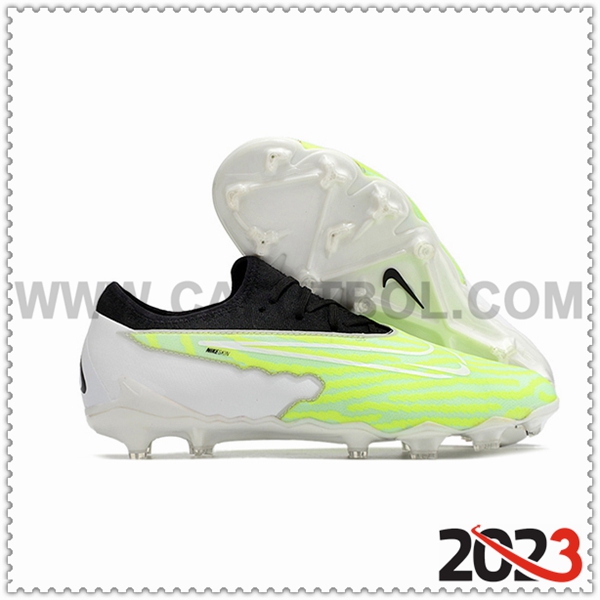 Nike Zapatos de Futbol Phantom GX Academy FG Verde/Blanco