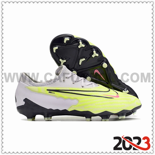 Nike Zapatos de Futbol Phantom GX Academy FG Amarillo/Gris