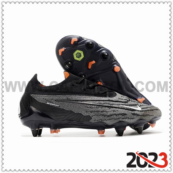 Nike Zapatos de Futbol Phantom GX Elite Link PRO SG Anti Clog Negro/Gris