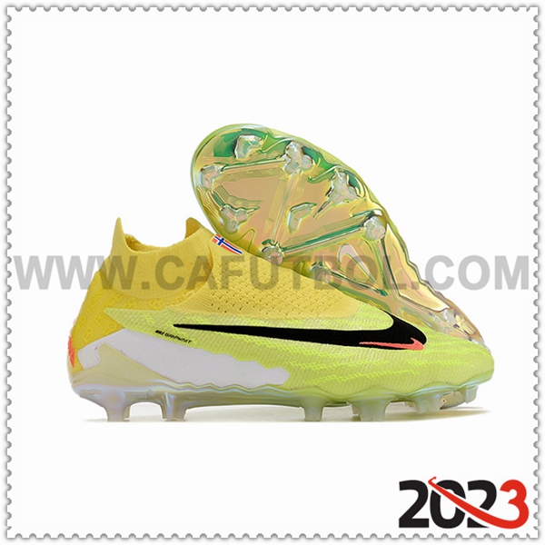 Nike Zapatos de Futbol Phantom GX Elite Link PRO SG Anti Clog Amarillo -02