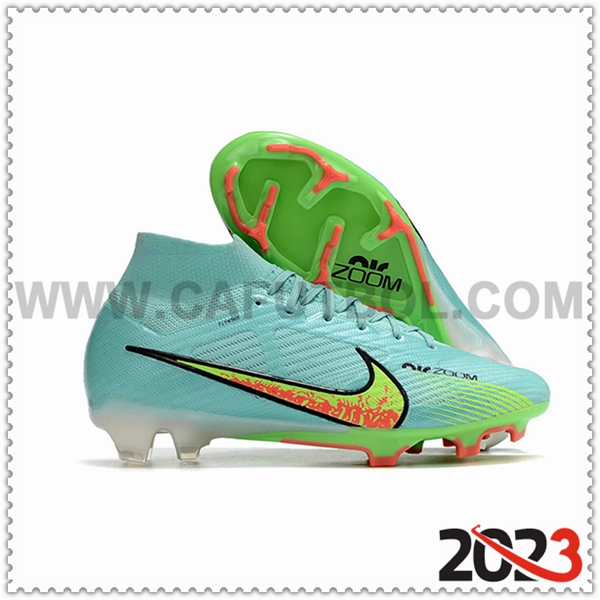 Nike Zapatos de Futbol Air Zoom Mercurial Superfly IX Elite FG Verde -03