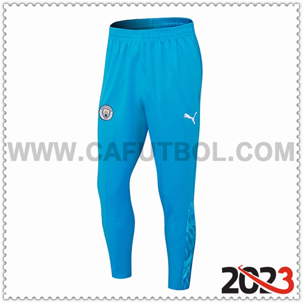 Pantalones Entrenamiento Manchester City Azul 2023 2024