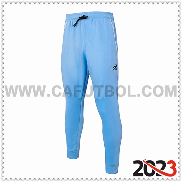 Pantalones Entrenamiento Adidas Azul Claro 2023 2024