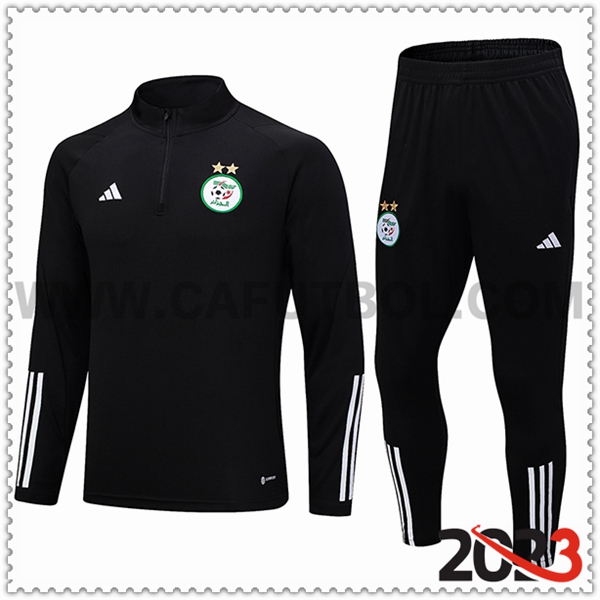 Chandal Futbol Argelia Negro 2023 2024 -03