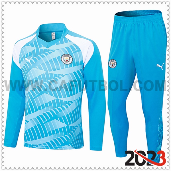 Chandal Futbol Manchester City Azul 2023 2024 -02