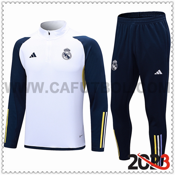 Chandal Futbol Real Madrid Blanco 2023 2024 -05