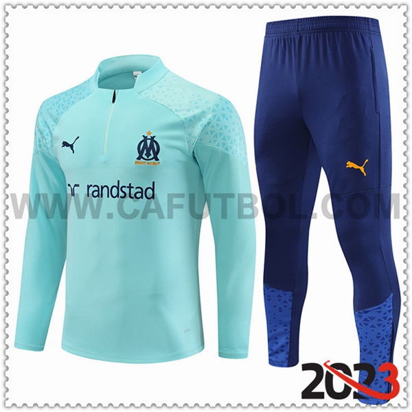 Chandal Futbol Marsella Azul Claro 2023 2024 -03