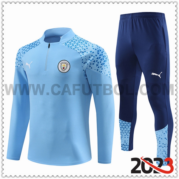 Chandal Futbol Manchester City Azul Claro 2023 2024 -02