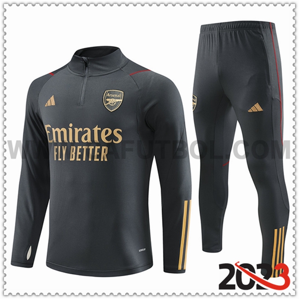 Chandal Futbol Arsenal Gris Oscuro 2023 2024