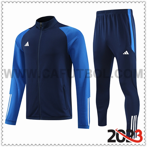 Chaqueta Chandal Futbol Adidas Azul 2023 2024 -02