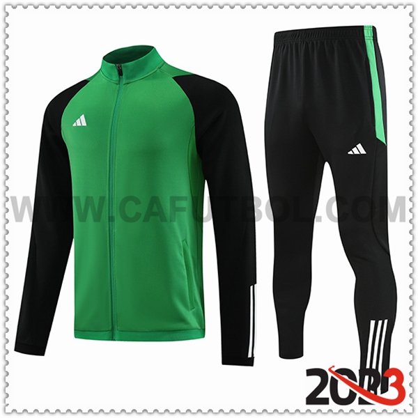 Chaqueta Chandal Futbol Adidas Verde 2023 2024 -02