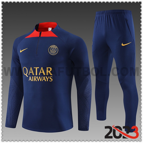 Chandal Futbol PSG Ninos Azul marino 2023 2024