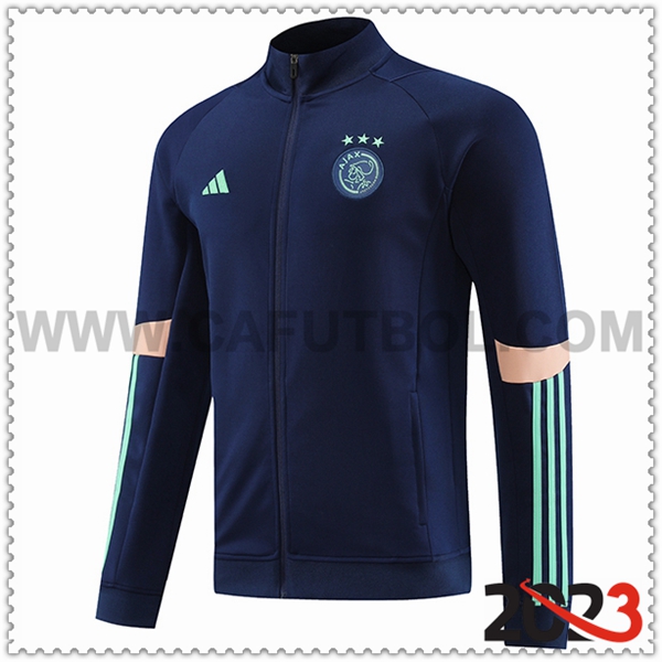 Chaquetas Futbol Ajax Azul marino 2023 2024