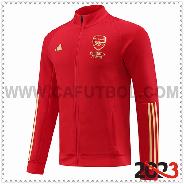 Chaquetas Futbol Arsenal Rojo 2023 2024