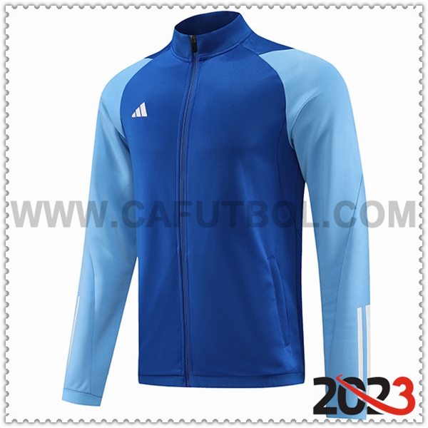 Chaquetas Futbol Adidas Azul 2023 2024 -03