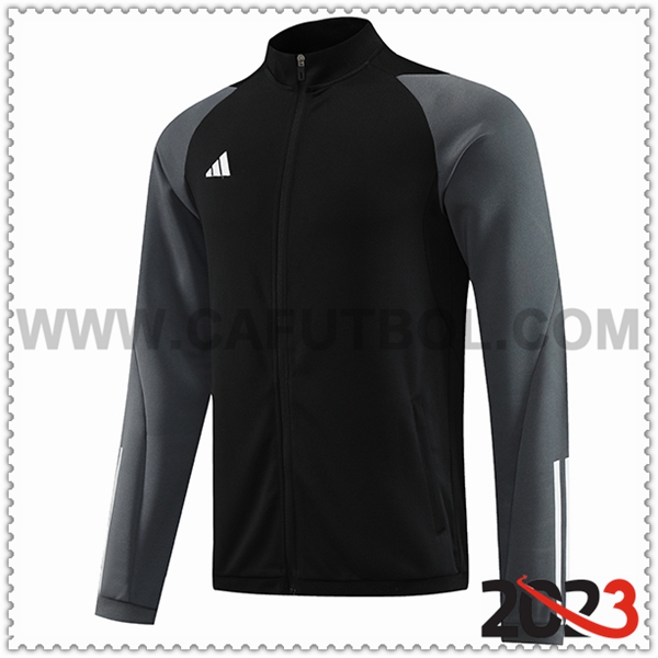 Chaquetas Futbol Adidas Negro 2023 2024 -02