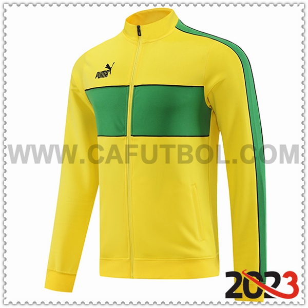 Chaquetas Futbol PUMA Amarillo 2023 2024