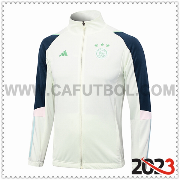 Chaquetas Futbol Ajax Verde Clair 2023 2024