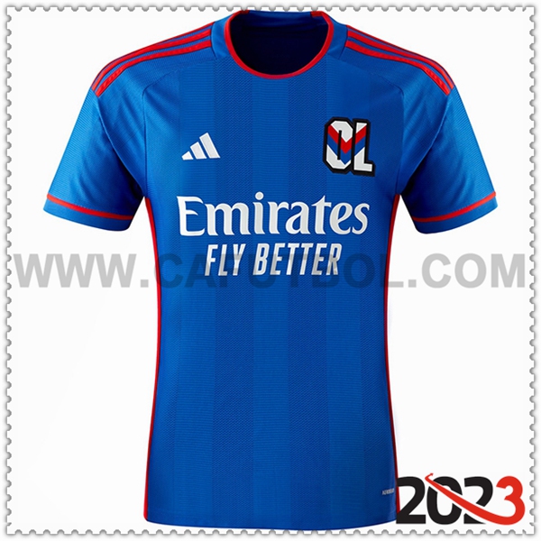 Segunda Camiseta Futbol Lyon OL 2023 2024