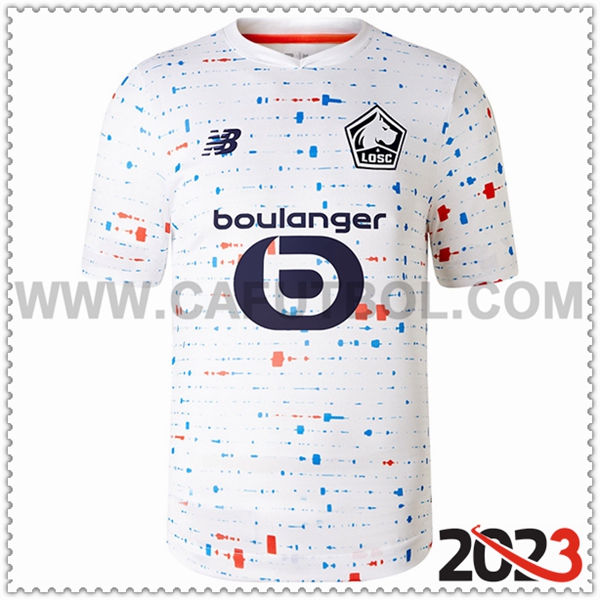 Segunda Camiseta Futbol Lille LOSC 2023 2024