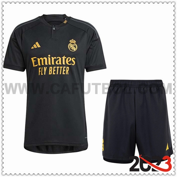 Tercera Equipacion del Real Madrid + Pantalones Cortos 2023 2024