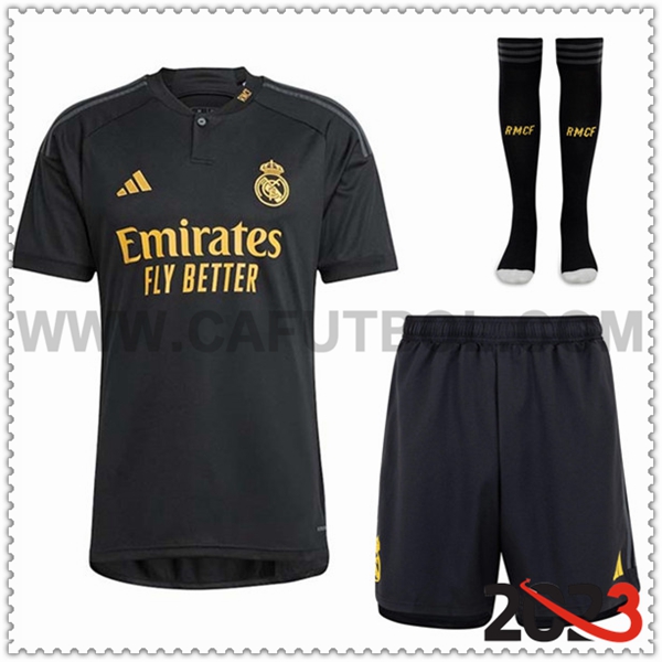 Tercera Equipacion del Real Madrid (Pantalones + Calcetines) 2023 2024