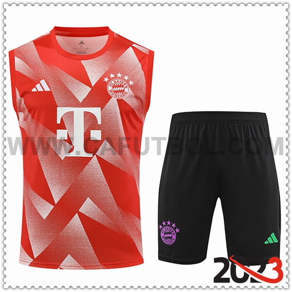 Camiseta Entrenamiento sin mangas + Cortos Bayern Munich Naranja 2023 2024