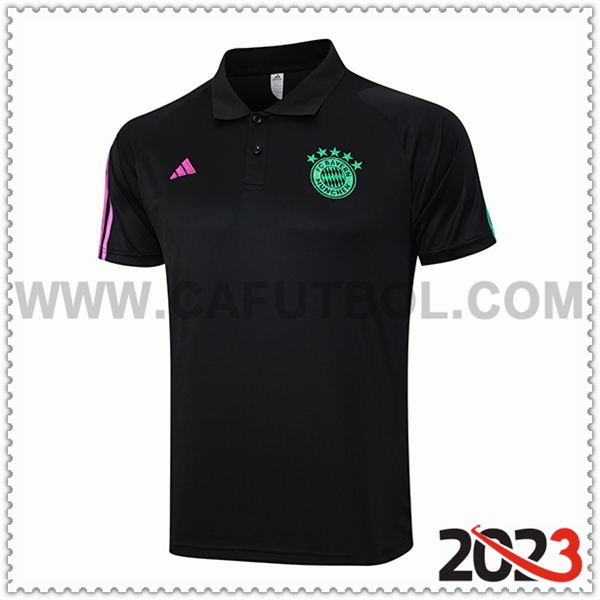 Camiseta Polo Bayern Munich Negro 2023 2024