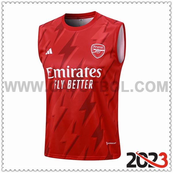 Chalecos de Futbol Arsenal Rojo 2023 2024 -02