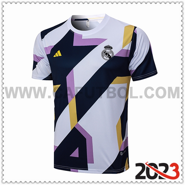 Camiseta Entrenamiento Real Madrid Blanco 2023 2024 -06