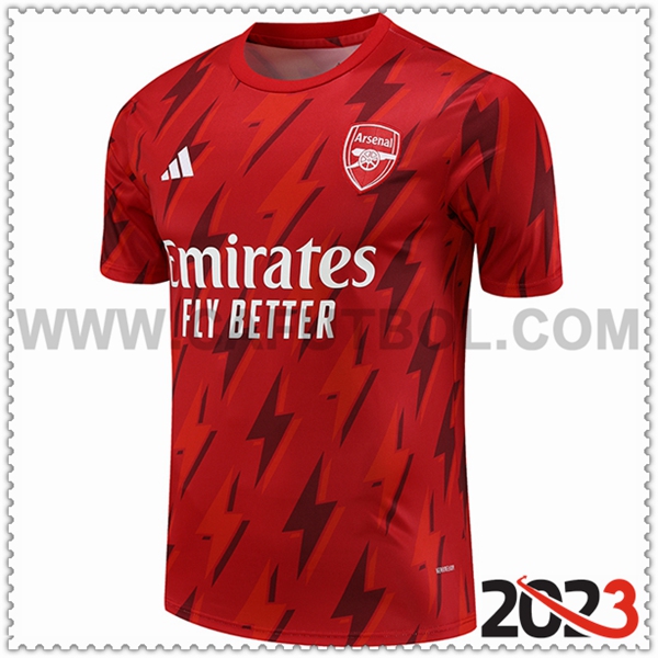 Camiseta Entrenamiento Arsenal Rojo 2023 2024 -04