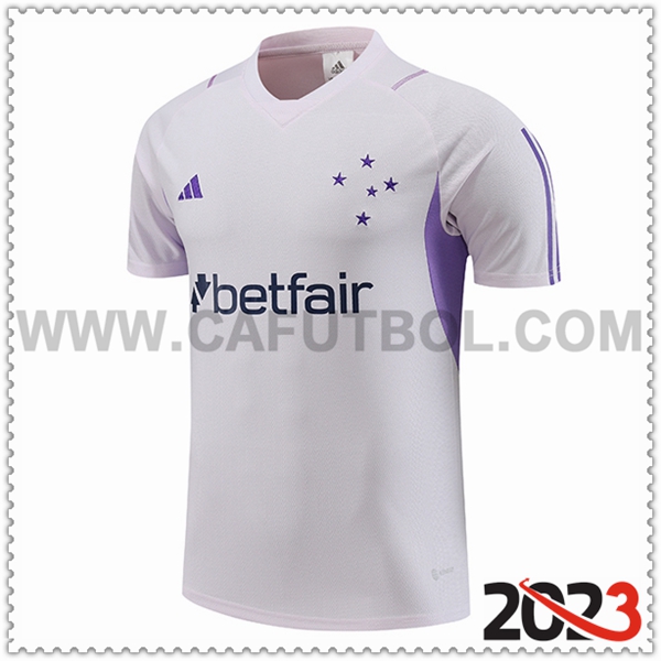 Camiseta Entrenamiento Cruzeiro Blanco 2023 2024 -02