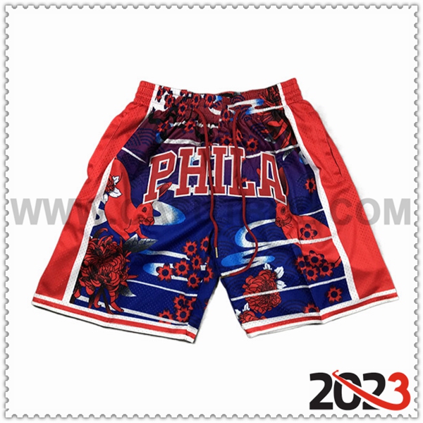 Cortos NBA Philadelphia 76ers 2023/24 Rojo/Azul