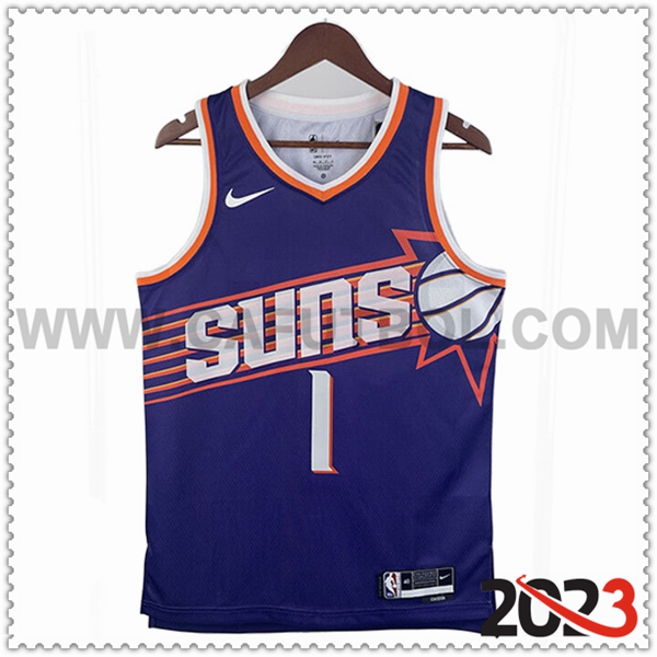 Camisetas Phoenix Suns (BOOKER #1) 2023/24 Violeta