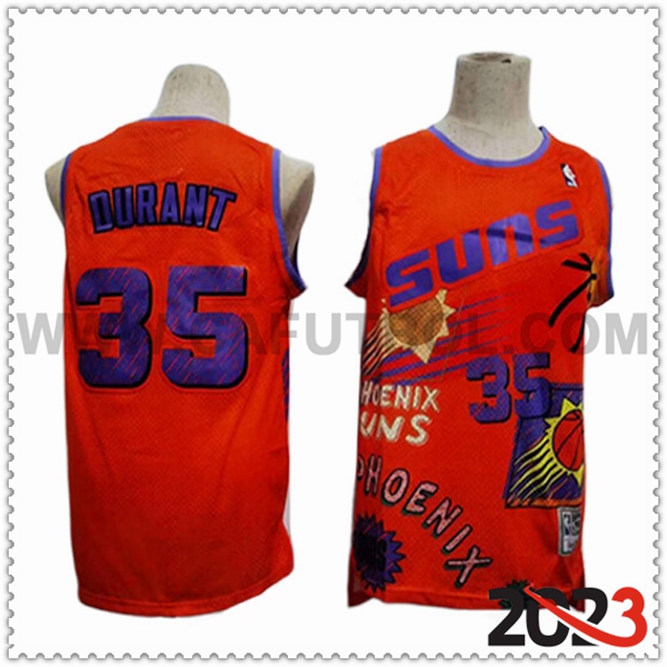 Camisetas Phoenix Suns (DURANT #35) 2023/24 Rojo -02