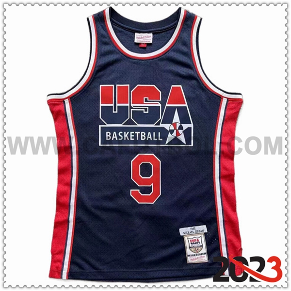 Camisetas USA (JOPDAN #9) 2023/24 Azul/Rojo