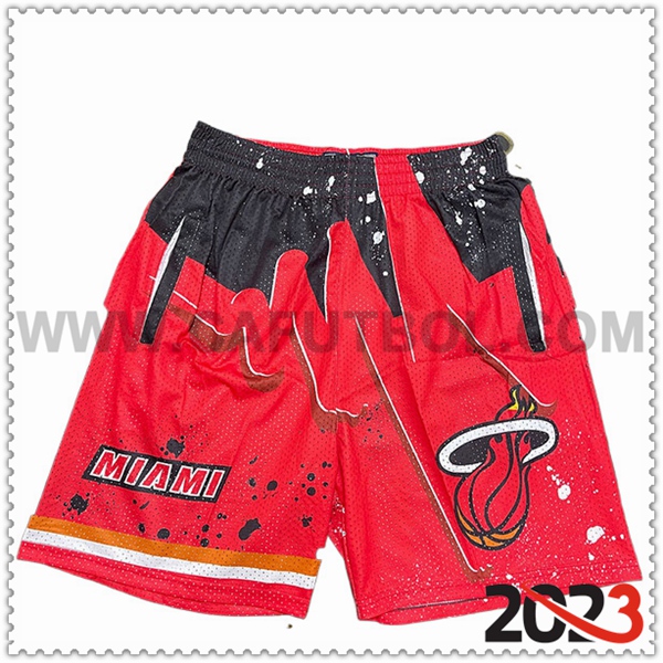 Cortos NBA Miami Heat 2023/24 Rojo